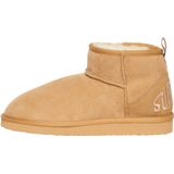 Superdry - Suede Sherpa Mini Sneeuwlaarzen - Gun - Schapenvachtsuede - Laag Design