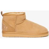 Superdry - Suede Sherpa Mini Sneeuwlaarzen - Gun - Schapenvachtsuede - Laag Design