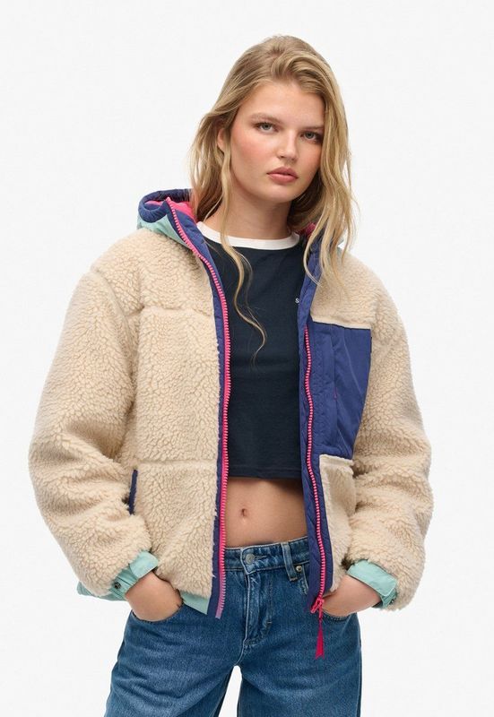 Superdry - Vintageed Sherpa Jas - Tussenjas