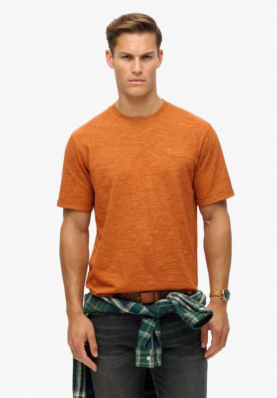 T-shirt - Over-Dyed Slub Marl - Katoen - Loose Fit