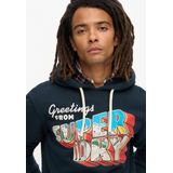 Superdry - Travel Postcard - Hoodie - Heren