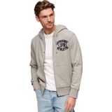 Superdry Vintage Athletic Sweatshirt Met Rits Grijs Man
