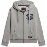 Superdry Vintage Athletic Sweatshirt Met Rits Grijs Man