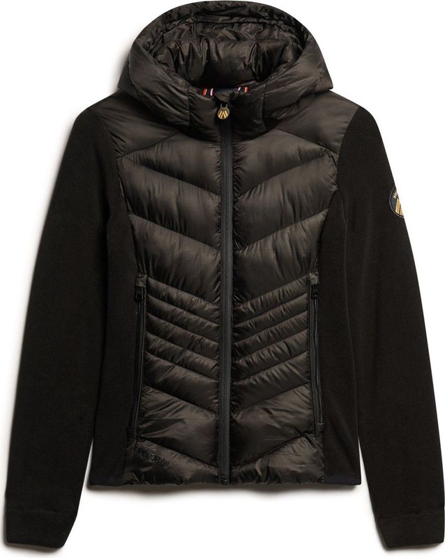 Hooded Storm Fleece Jacket - Zwart - Fleece - Gewatteerd Voorpand - Ritssluiting