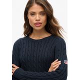 Superdry - Slouchy Kabeltrui - Gebreide Trui