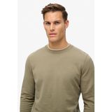 Superdry - Casual Sweater - Licht kaki - Organisch Katoen