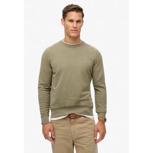 Superdry - Casual Sweater - Licht kaki - Organisch Katoen