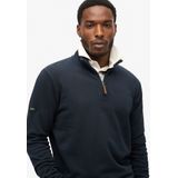 Superdry - Core Logo Henley Half Zip - Trui - Eclipse Navy