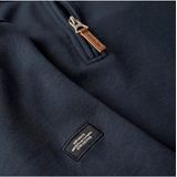 Superdry - Core Logo Henley Half Zip - Trui - Eclipse Navy
