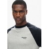 Superdry - Essential Baseball Long Sleeve T-shirt - Zwart - 100% Katoen