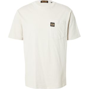 Superdry - Contrast Stitch Pocket - T-shirt - Zwart - Katoen, Losse Pasvorm