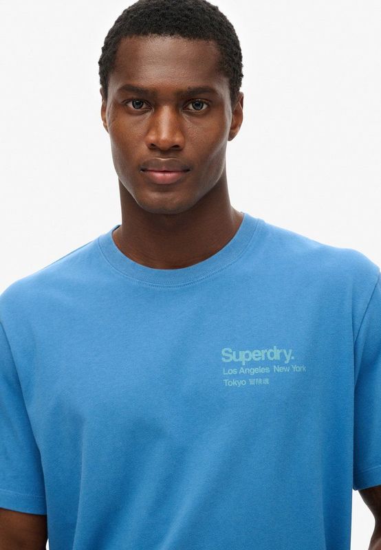 Superdry - Core Logo City - T-shirt - Zwart - 100% Katoen