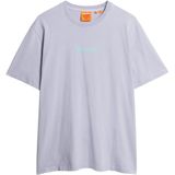 Katoen T-shirt - Lila - Casual - Korte Mouwen