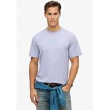 Katoen T-shirt - Lila - Casual - Korte Mouwen