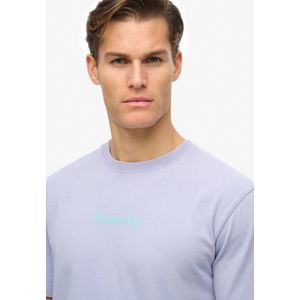 Katoen T-shirt - Lila - Casual - Korte Mouwen