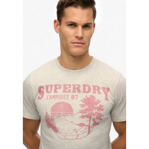 Superdry - Lo-fi Outdoor - T-shirt - Zwart - Katoen