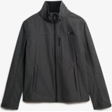 SUPERDRY Trekker Jas - Zwart - Gewatteerd - Softshell Mouwen