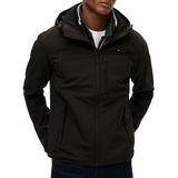 SUPERDRY Trekker Jas - Zwart - Gewatteerd - Softshell Mouwen