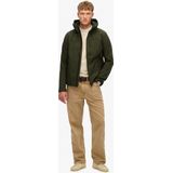 SUPERDRY Trekker Jas - Zwart - Hybride Ontwerp - Gewatteerd Lichaam