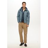 SUPERDRY - Trekker Jas - Groen - Gewatteerd - Softshell Mouwen