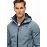 SUPERDRY - Trekker Jas - Groen - Gewatteerd - Softshell Mouwen