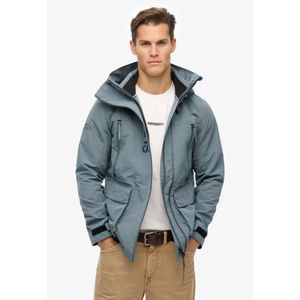 Superdry - Hooded Ultimate Embroidered Windbreaker Jacket - Zwart - 100% Gerecycled Polyester