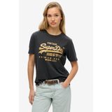 Superdry Kurzarmshirt »VL METALLIC RELAXED TEE«
