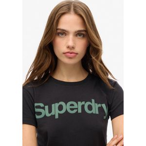 Superdry - Core Logo City Fitted T-shirt - Katoen - Slim Fit - Korte Mouwen