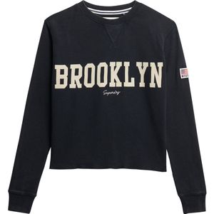 Superdry - Ath Essential Graphic T-shirt - Zwart - 100% Katoen