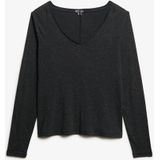 Superdry - Jersey Top - Dames - Slimfit - V-hals - Lange Mouwen