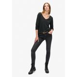 Superdry - Jersey Top - Dames - Slimfit - V-hals - Lange Mouwen