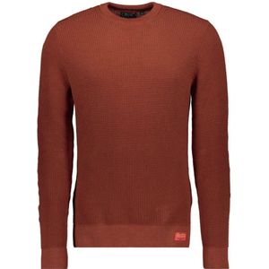 Superdry - M6110657A - Gebreide Trui - Wit - Katoen