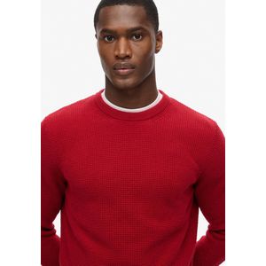 Superdry - Vintage Textured Crew Knit Jumper - Katoen - Groen