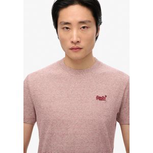 Essential Logo T-Shirt - Korte Mouwen - Geribbelde Ronde Hals - Wit