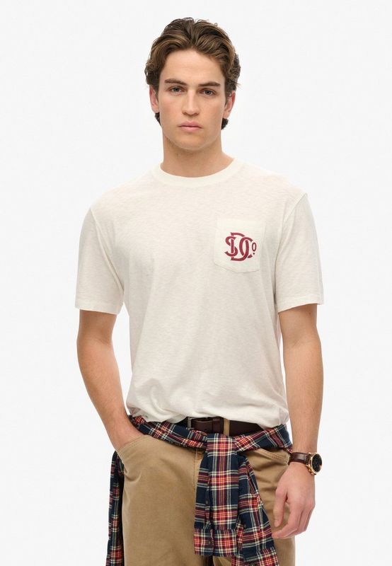 Superdry - Merchant Graphic - T-shirt - Katoen - Korte Mouwen