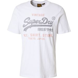 Superdry - Vintage Logo Heritage T-Shirt - Lichtgrijs - 100% Katoen