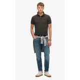 Poloshirt - Logoprint - Jersey - Normale Pasvorm - Kwartmouw