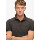 Poloshirt - Logoprint - Jersey - Normale Pasvorm - Kwartmouw