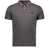 Poloshirt - Logoprint - Jersey - Normale Pasvorm - Kwartmouw