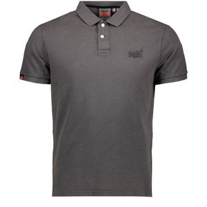 Poloshirt - Logoprint - Jersey - Normale Pasvorm - Kwartmouw