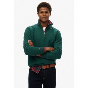 Superdry - Essential Logo Half Zip Sweatshirt - Grijs - Katoen