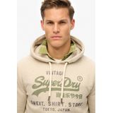 Superdry - Vl Heritage - Hoodie - Zwart - 56% Katoen, 44% Polyester