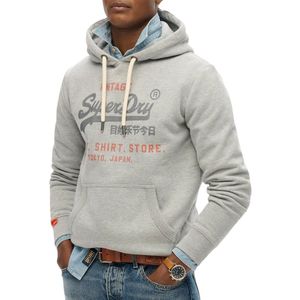 Superdry - Vl Heritage - Hoodie - Zwart - Katoen