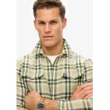 Superdry - Merchant - Geruit Overhemd - Lichtgewicht Linnen - Lange Mouwen