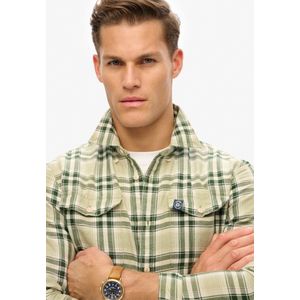 Superdry - Merchant - Geruit Overhemd - Lichtgewicht Linnen - Lange Mouwen