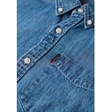 Overhemd - Blauw - Katoen - Lange Mouwen - Casual