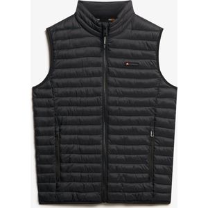 Superdry - Fuji Lite Vest - Gilet - Zwart - Synthetisch