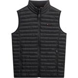 Superdry - Fuji Lite Vest - Gilet - Zwart - Synthetisch