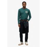 Superdry - Athletic Ess T-shirt - Lange Mouwen - Zwart - Katoen