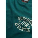 Superdry - Athletic Ess T-shirt - Lange Mouwen - Zwart - Katoen
